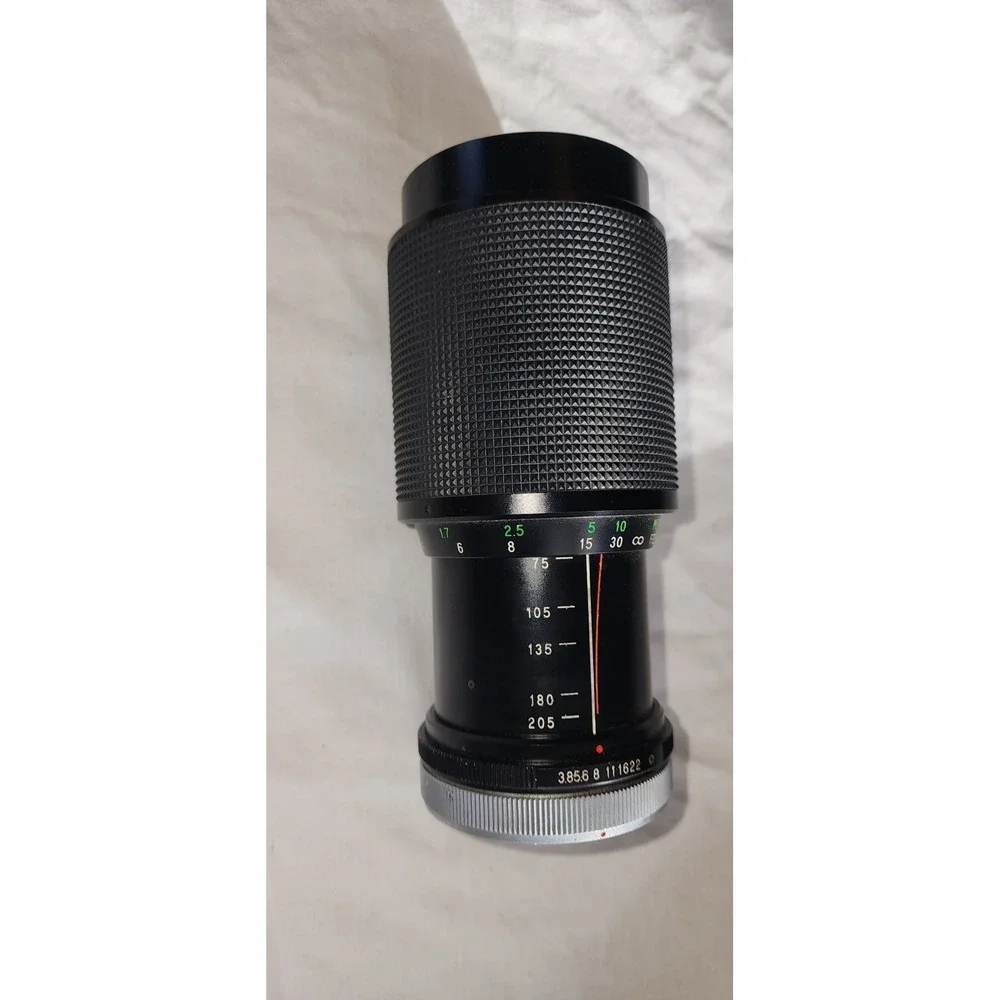 Vivitar 75-205mm 1: 3.8 MC Zoom Lens for Canon Macro Focusing Zoom C/FD Japan